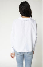 Load image into Gallery viewer, Stateside Poplin Long Sleeve Front Twist Shirt