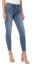 Load image into Gallery viewer, Liverpool Abby Ankle Skinny with Exposed Buttons