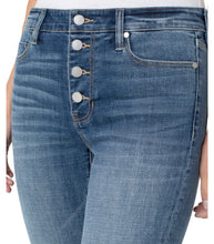 Load image into Gallery viewer, Liverpool Abby Ankle Skinny with Exposed Buttons
