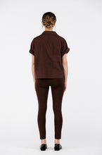 Load image into Gallery viewer, Stateside Poplin Front Twist Button Up Shirt