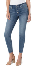 Load image into Gallery viewer, Liverpool Abby Ankle Skinny with Exposed Buttons