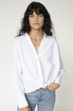 Load image into Gallery viewer, Stateside Poplin Long Sleeve Front Twist Shirt