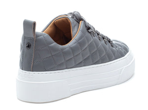 J/Slides Aimee Grey Leather Sneaker