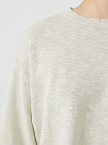 Eileen Fisher Organic Cotton Linen Slub Top