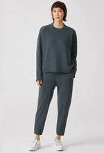 Load image into Gallery viewer, Eileen Fisher Crewneck Boxy Organic Cotton Sweatshirt
