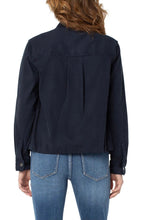 Load image into Gallery viewer, Liverpool Cinch Waist Jacket with Patch Pockets
