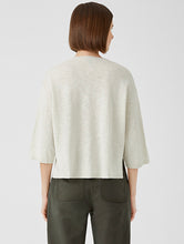 Load image into Gallery viewer, Eileen Fisher Organic Cotton Linen Slub Top
